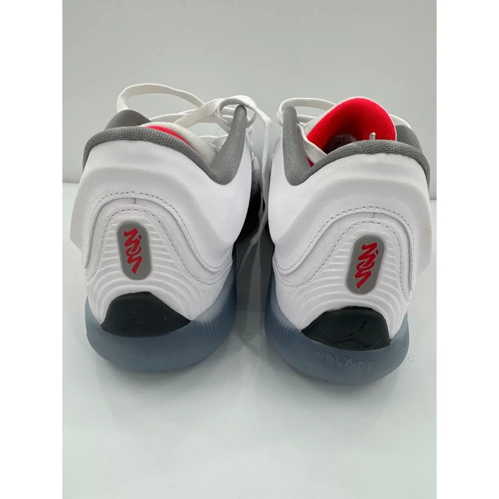 Jordan‎ Zion 3 White Black Bright Crimson Basketball Shoes FB1802-103 Mens 8.5